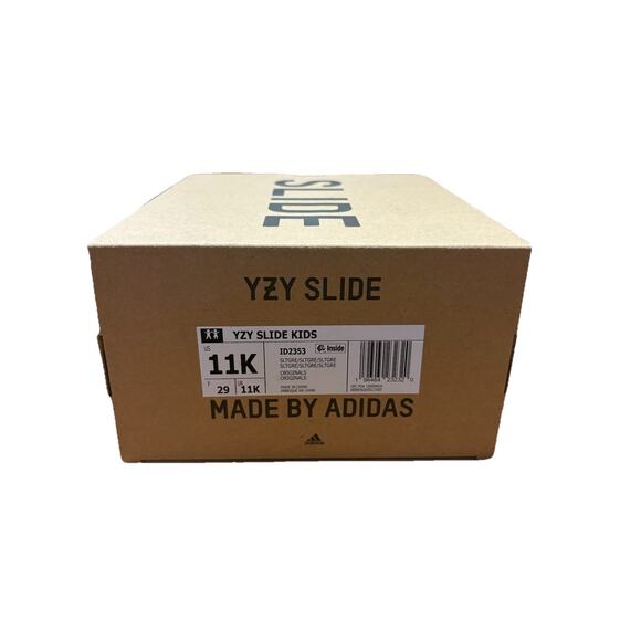 adidas Other - adidas Yeezy Slide Kids 'Slate Grey Box Only Size 11K